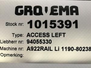 Liebherr Zugang links